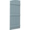Ekena Millwork Americraft 6-Board (3 Batten) Wood Joined Board-n-Batten Shutters w/Ellipt Top, ARW401BE621X77SBH, PR ARW401BE621X77SBH - alternate 8